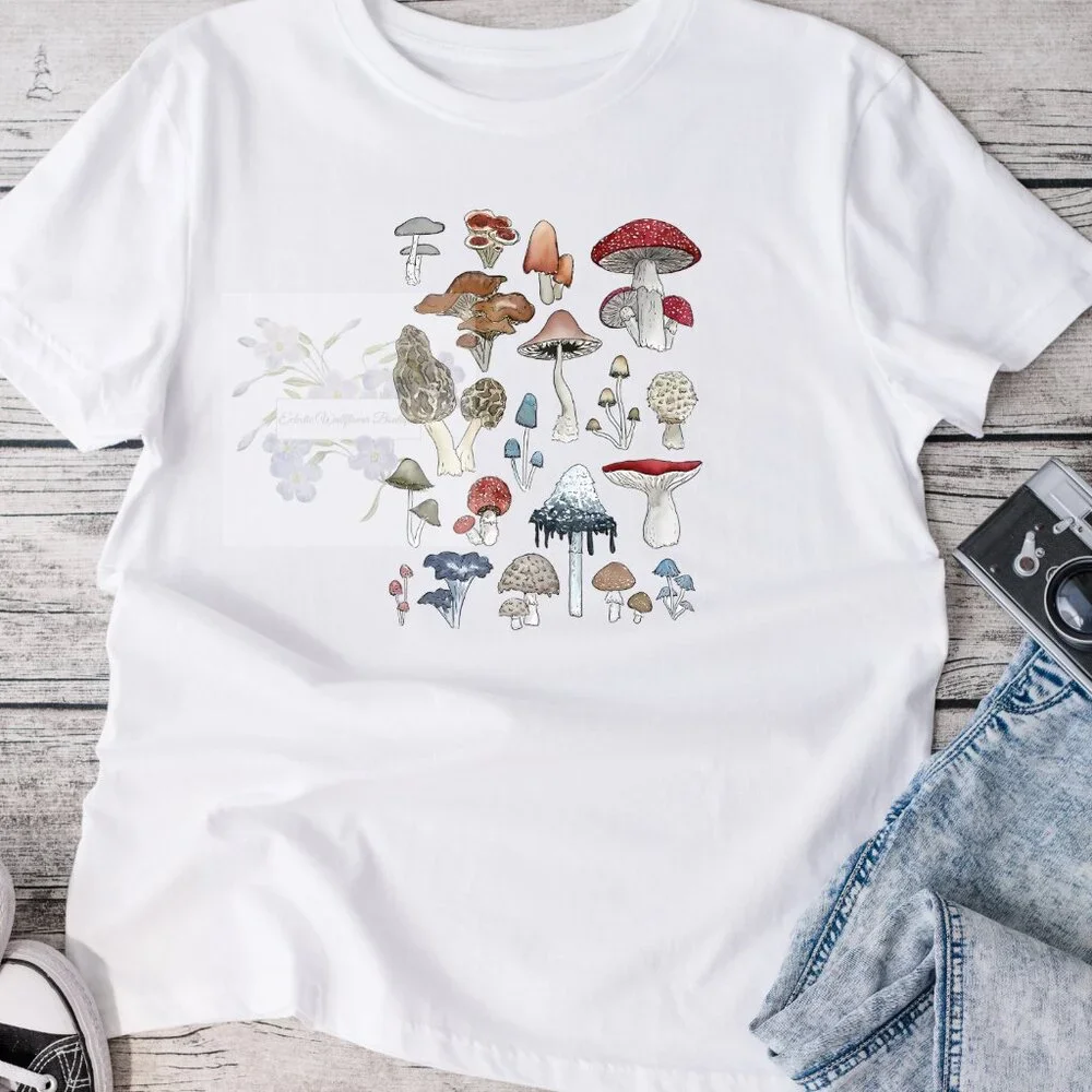 Mushroom Graphic Tee Shirt - Picture 1 of 1